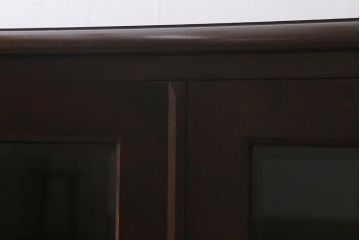 中古　北海道民芸家具　落ち着いた色味が取り入れやすいサイドボード(リビングボード、キャビネット、収納棚)(R-042056)