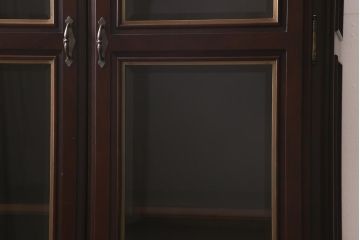 中古　maruni(マルニ木工)　KENT-COURT(ケントコート)　大人の書斎づくりにお勧めなシックな書棚(本箱、ブックケース)(R-042061)