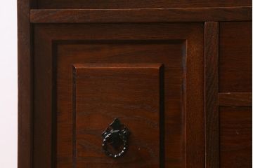 中古　指物家具　からくり付き!凝ったつくりが魅力の小物収納(定価14万円)(小箪笥)(R-042064)