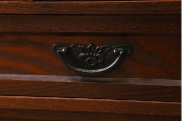 中古　指物家具　からくり付き!凝ったつくりが魅力の小物収納(定価14万円)(小箪笥)(R-042064)