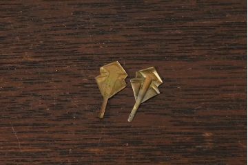 ビンテージ雑貨　昭和期　古い木目込み人形　五段雛飾り(雛人形、ケース付)(R-042072)