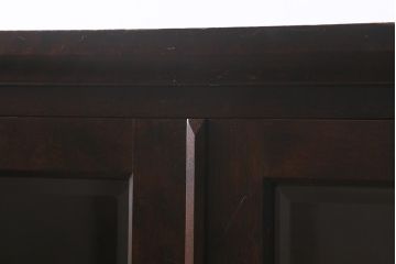 中古　北海道民芸家具　洗練された佇まいが魅力的な本箱・小(ブックケース、収納棚、戸棚)(R-042079)