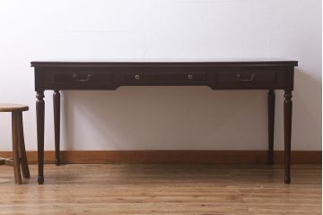 中古　maruni(マルニ木工)　KENT-COURT(ケントコート)　ブリティッシュコレクション デスク(机、在宅ワーク、在宅用作業台、ワークデスク)(R-042084)