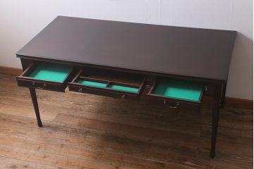 中古　maruni(マルニ木工)　KENT-COURT(ケントコート)　ブリティッシュコレクション デスク(机、在宅ワーク、在宅用作業台、ワークデスク)(R-042084)