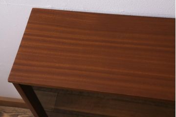 ヴィンテージ家具　北欧ビンテージ　チーク材　ミッドセンチュリースタイルにぴったりのキャビネット(リビングボード、飾り棚、収納棚、ブックケース)(R-042092)