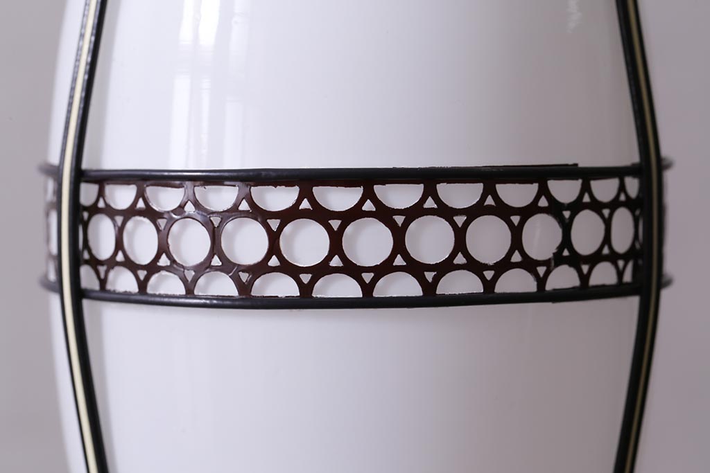 アンティーク照明　昭和初期　和の雰囲気漂う天井照明(吊り下げ照明、ペンダントライト)(R-042097)