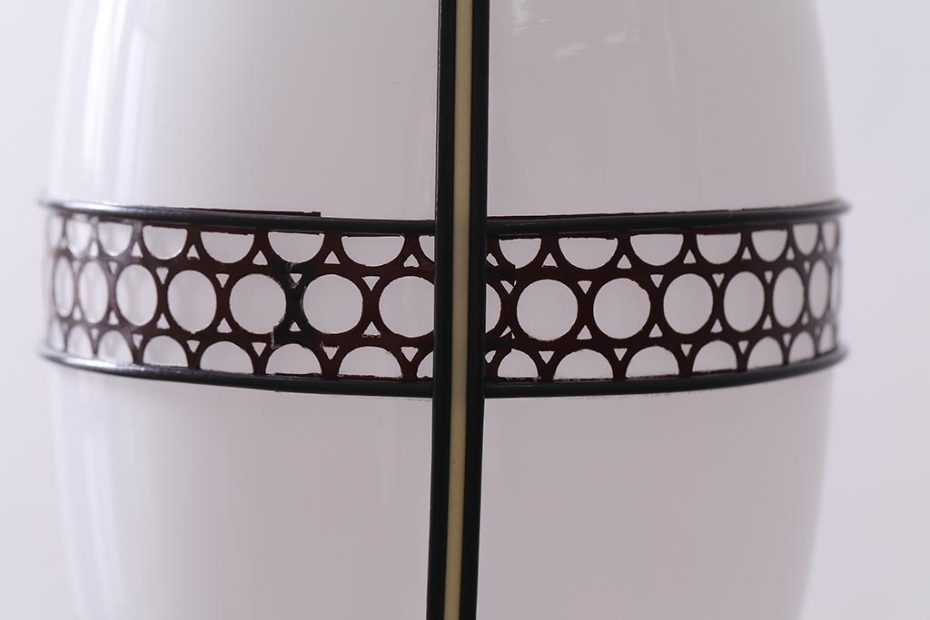 アンティーク照明　昭和初期　和の雰囲気漂う天井照明(吊り下げ照明、ペンダントライト)(R-042097)