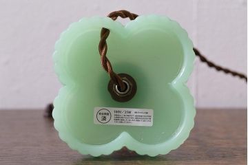 アンティーク照明　ガラスボディがおしゃれなテーブルランプ(卓上ランプ、スタンドライト)(R-042098)