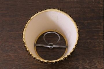 アンティーク照明　ガラスボディがおしゃれなテーブルランプ(卓上ランプ、スタンドライト)(R-042098)
