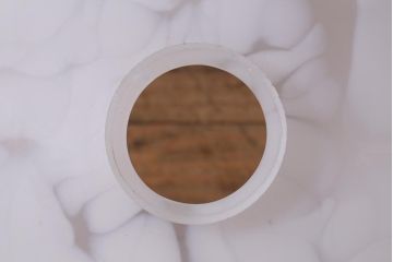 ビンテージ照明　マーブルのような透かしが美しいレトロな天井照明(吊り下げ照明、ペンダントライト)(R-042101)