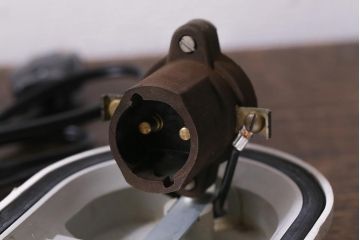 ビンテージ雑貨　和製ヴィンテージ　レトロなカプセルランプ(ウォールランプ、壁付け、壁掛け照明)(R-042102)
