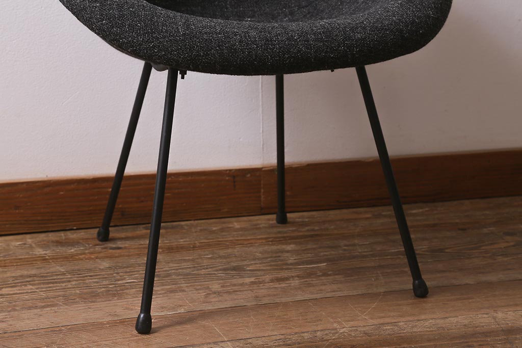 アンティーク家具　和製アンティーク　レトロな佇まいが魅力的な一人掛けソファ(チェア、椅子)(R-042105)