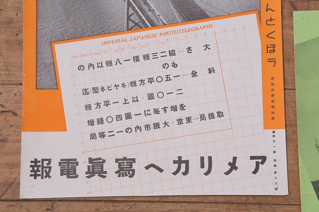 戦前　昭和十五年(昭和15年)　逓信省ポスター10枚セット　「ていしんしゃしんとくほう(逓信寫眞特報)」(R-042111)