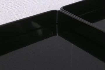 ビンテージ雑貨　輪島塗　塩安漆器工房　菊蒔絵　木製硯箱(R-042118)