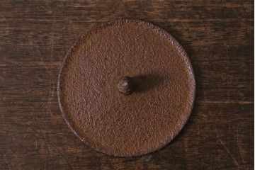 未使用品　古民具・骨董　昭和初期　南部長峯堂　能率鉄瓶(R-042120)