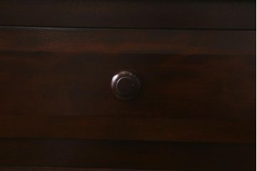 中古　リメイク　松本民芸家具　シックな色合いが大人な雰囲気のリビングボード(ローチェスト、チェスト、引き出し)(R-042122)