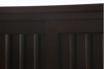 中古　松本民芸家具　洗練された佇まいが魅力的なC型下駄箱(別注品)(収納棚)(定価約45万円)(R-042123)