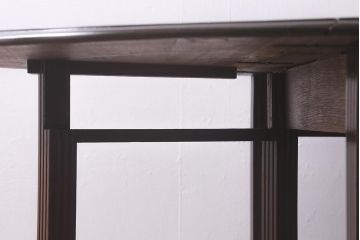 ヴィンテージ家具　民芸家具　和洋折衷使えるシンプルなバタフライテーブル(ダイニングテーブル、食卓、ビンテージ)(R-042125)