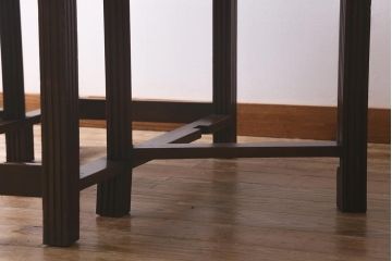 ヴィンテージ家具　民芸家具　和洋折衷使えるシンプルなバタフライテーブル(ダイニングテーブル、食卓、ビンテージ)(R-042125)