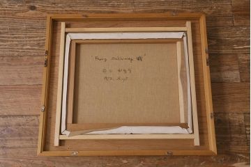 1973　井口由多可　油彩「BurgSchlaining城」油絵(R-042133)