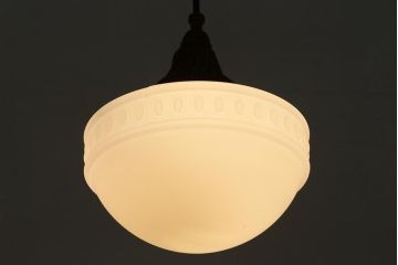 アンティーク照明　昭和初期　品のあるタッセル(飾り房)付きの吊り下げ照明(天井照明、ペンダントライト)(R-042140)