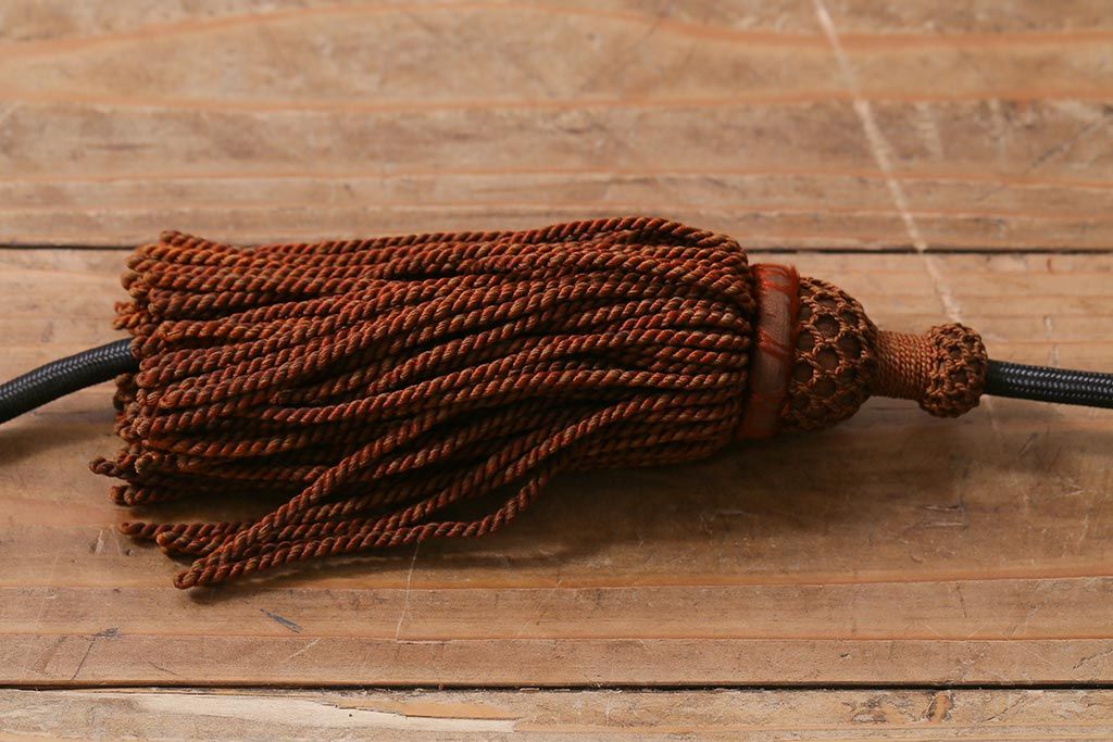 アンティーク照明　昭和初期　品のあるタッセル(飾り房)付きの吊り下げ照明(天井照明、ペンダントライト)(R-042140)