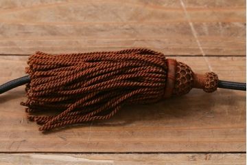 アンティーク照明　昭和初期　品のあるタッセル(飾り房)付きの吊り下げ照明(天井照明、ペンダントライト)(R-042140)