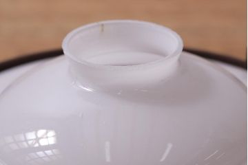 アンティーク照明　木製フレームが和の雰囲気高めるペンダントライト(天井照明、吊り下げ照明)(R-042147)