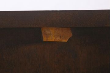 ビンテージ家具　松本民芸家具　シックで上品な佇まいのライティングビューロー(簿記机、在宅ワーク、在宅用ワークデスク、ヴィンテージ)(R-042153)