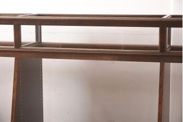 中古　特大サイズ　アンティーク調のショーケース(ガラスケース、陳列棚、飾り棚、ディスプレイケース、店舗什器)(R-042160)