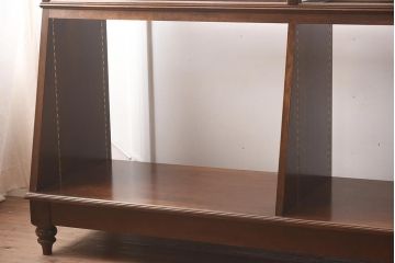中古　特大サイズ　アンティーク調のショーケース(ガラスケース、陳列棚、飾り棚、ディスプレイケース、店舗什器)(R-042160)