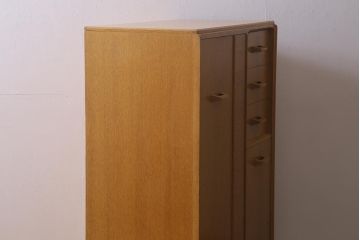 ヴィンテージ家具　北欧家具　オーク材　G-PLAN(ジープラン)　Brandon(ブランドン)　ハンガー掛け付きのスモールワードローブ(ビンテージ)(R-042169)