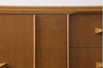ヴィンテージ家具　北欧家具　オーク材　G-PLAN(ジープラン)　Brandon(ブランドン)　ハンガー掛け付きのスモールワードローブ(ビンテージ)(R-042169)