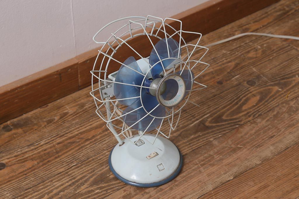 レトロ雑貨　八欧電機　ゼネラル　EF-118　箱付き　鉄製　20cm扇風機(ファン)(R-042178)