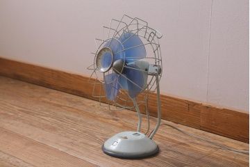 レトロ雑貨　八欧電機　ゼネラル　EF-118　箱付き　鉄製　20cm扇風機(ファン)(R-042178)