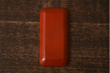 アンティーク雑貨　昭和初期　鎌倉彫　菓子皿　銘名皿7枚(漆器)(R-042180)