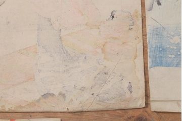 アンティーク雑貨　江戸〜明治　浮世絵　古い版画7枚(豊國、英泉、國安)(R-042188)