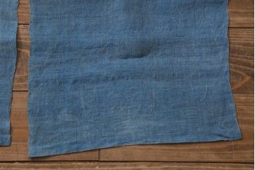 大正昭和初期　古い麻暖簾(のれん、古布)(R-042194)