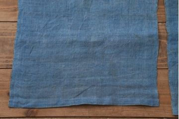 大正昭和初期　古い麻暖簾(のれん、古布)(R-042194)