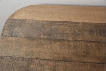 フランスアンティーク　オーク材　珍しいデザインのハイセンスなダイニングテーブル(机、作業台)(R-042208)