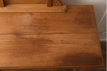 アンティーク家具　イギリスアンティーク　パイン材　ドレッサー(鏡台、ミラー、デスク)(R-042211)