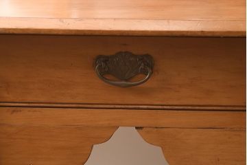 アンティーク家具　イギリスアンティーク　パイン材　ドレッサー(鏡台、ミラー、デスク)(R-042211)