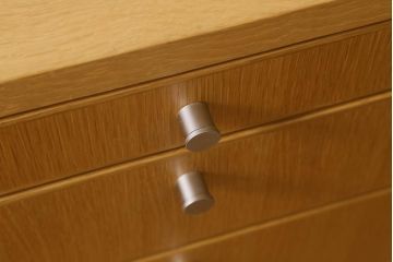 中古　柏木工(KASHIWA・カシワ)　オーク材　カウンターデスク　システムユニット　キャビネット(サイドボード、カウンター、収納棚、チェスト)(R-042221)(定価約27万円)