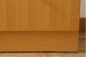 中古　柏木工(KASHIWA・カシワ)　オーク材　カウンターデスク　システムユニット　キャビネット(サイドボード、カウンター、収納棚、チェスト)(R-042221)(定価約27万円)
