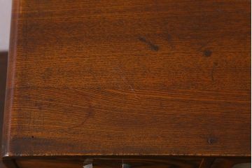 和製アンティーク　昭和初期　華やかな花の絵が印象的な小引き出し(小物収納)(R-042229)