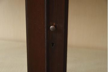 アンティーク家具　イギリスアンティーク　マホガニー材　エレガントな佇まいが魅力のガラスキャビネット(ガラスケース、陳列棚、ショーケース)(R-042233)