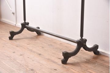 ヴィンテージ家具　イギリス輸入品　真鍮製の高級ハンガーラック(コート掛け、ビンテージ)(R-042236)