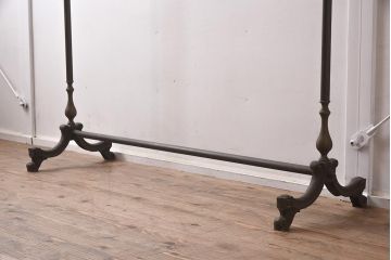 ヴィンテージ家具　イギリス輸入品　真鍮製の高級ハンガーラック(コート掛け、ビンテージ)(R-042239)