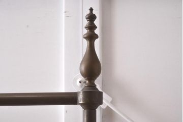 ヴィンテージ家具　イギリス輸入品　真鍮製の高級ハンガーラック(コート掛け、ビンテージ)(R-042239)