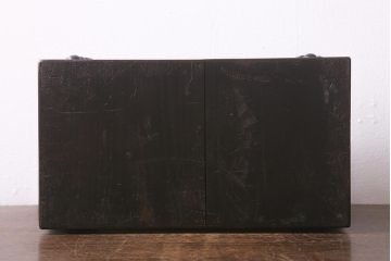 中古　アンティーク風家具　渋い和の雰囲気が魅力の銭箱(銭函)(R-042248)